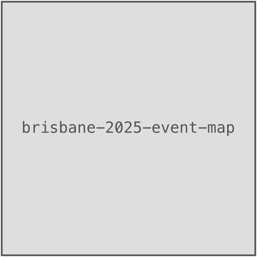 Event map for SXhibition Brisbane 2025